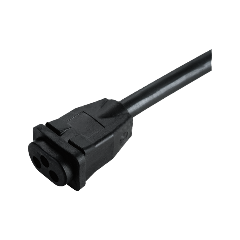 FT-08Z standar AS tiga-inti persegi tiga-putaran pin plug-in soket kabel daya bersertifikasi UL