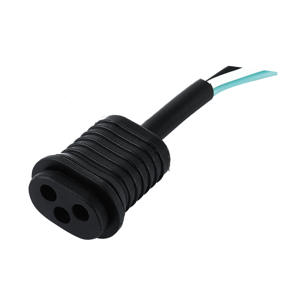 FT-4C US standard three-core oval needle plug three-round ke soket pendek kabel listrik bersertifikasi UL