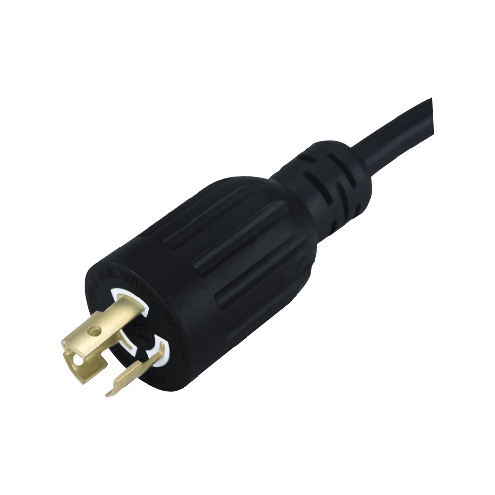 JF715P-A steker self-locking tiga-inti standar AS kabel daya bersertifikasi UL