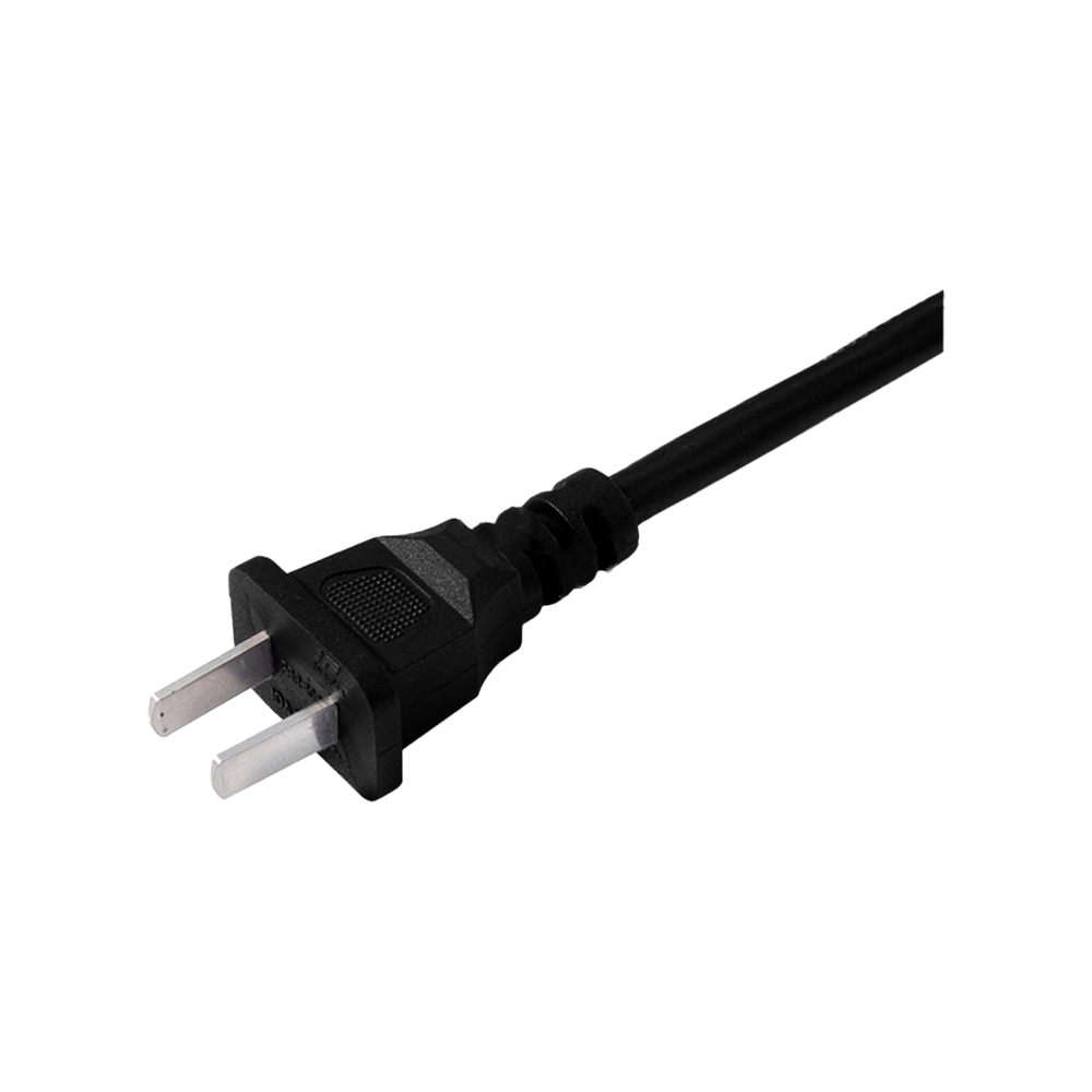 PBB-10B China dua-inti satu-fasa dua-kutub non-removable 10A steker datar kabel listrik bersertifikasi CCC