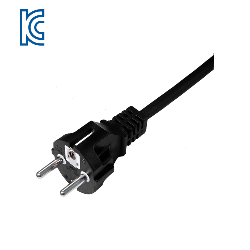 JK03 Korea kabel listrik bersertifikasi KC tiga-core grounded hole-in-line